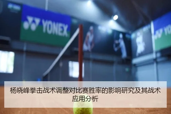 杨晓峰拳击战术调整对比赛胜率的影响研究及其战术应用分析